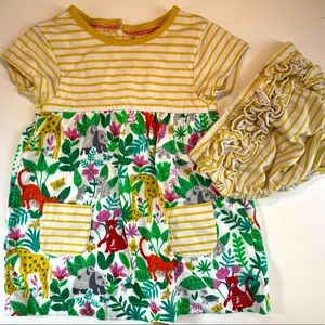 Baby Boden Dress and Ruffle Diaper cover